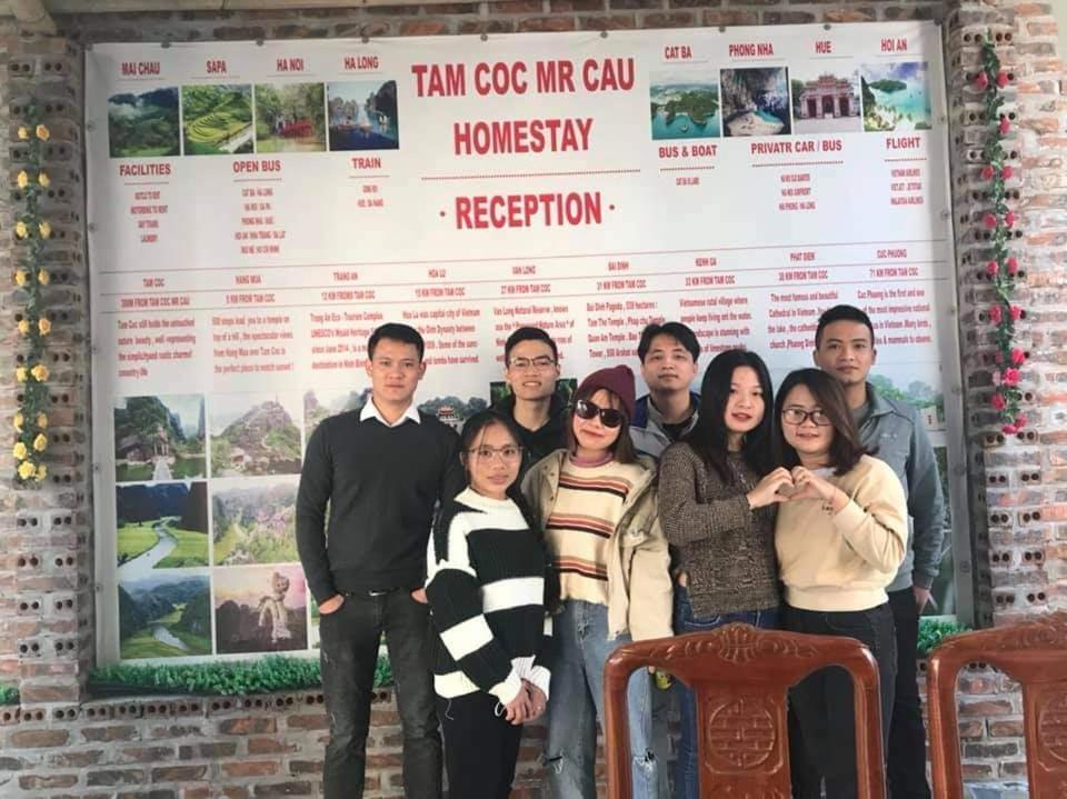 Tamcoc Mr. Cau Homestay Ninh Bình Exteriör bild